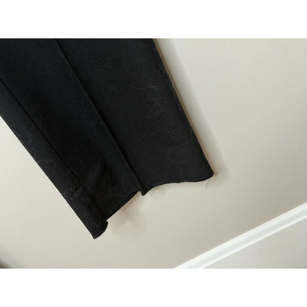 NWT Dickies Occupational Wear Men's Black Work Pants Raw Edge Hem Size 34